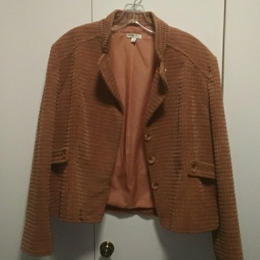 velvet short jacket